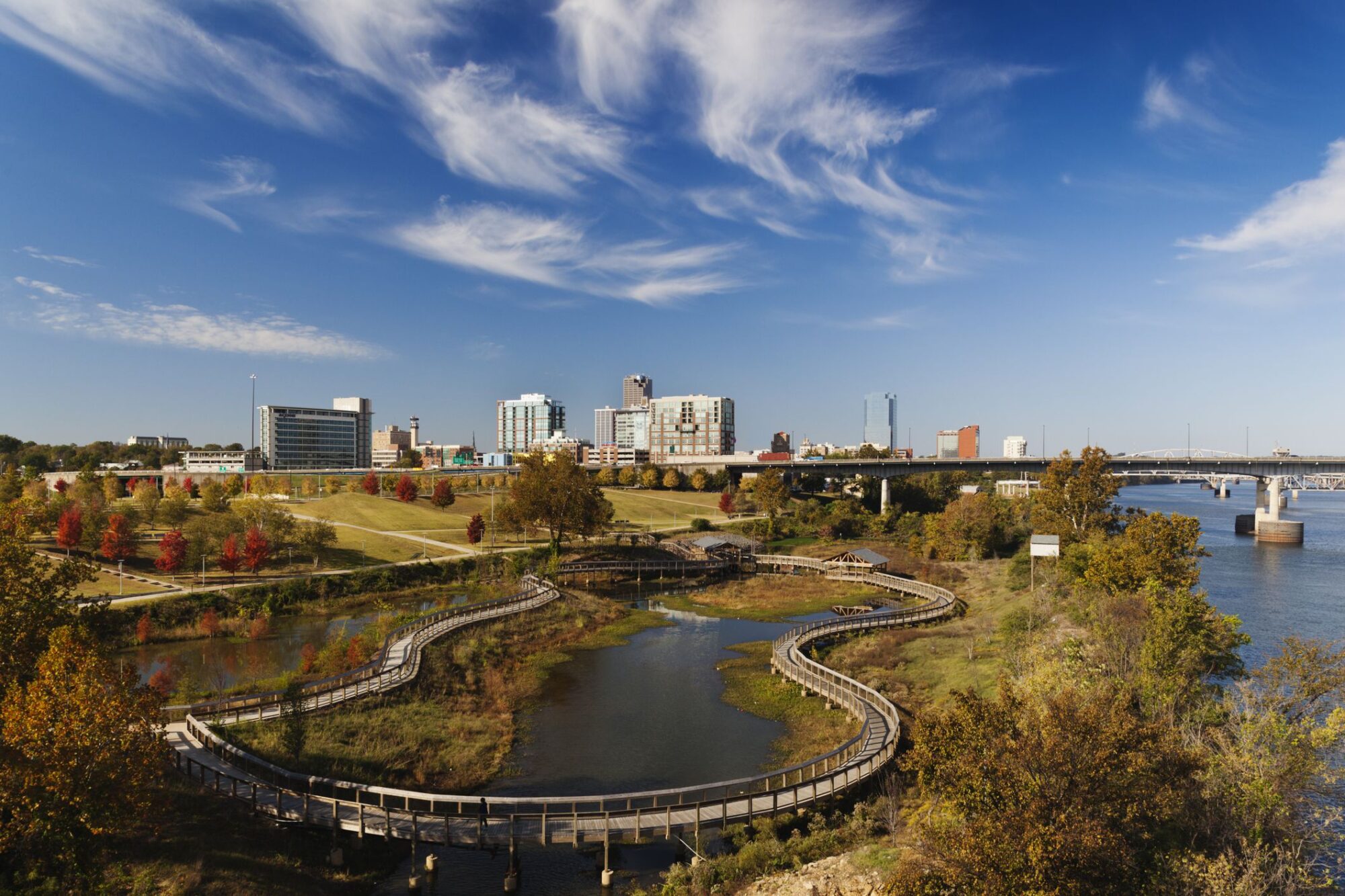 Landscape of Little Rock, Arkansas