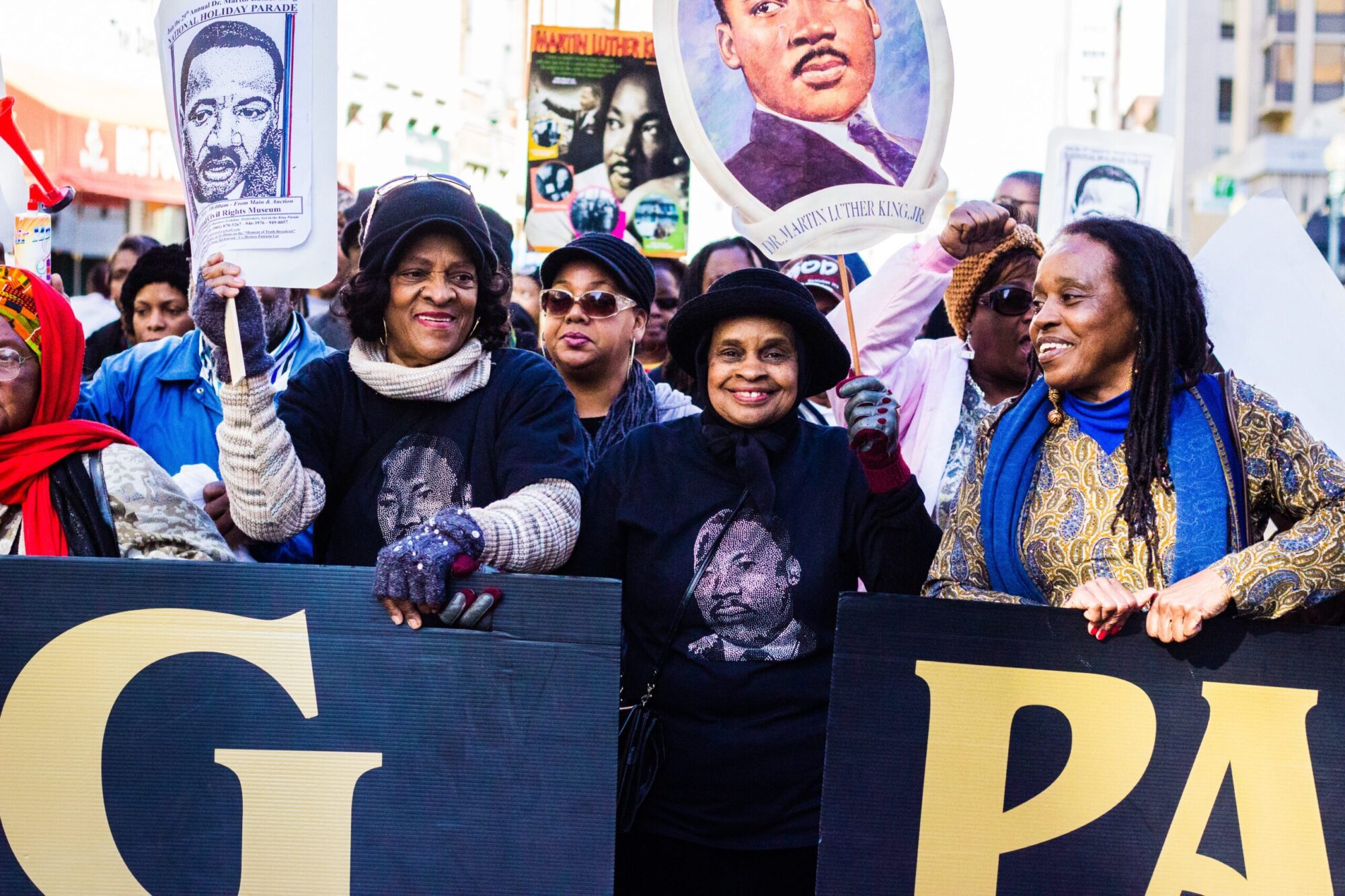 Group at a demonstration