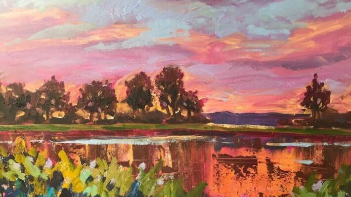Landscape painting by Bob Snider
