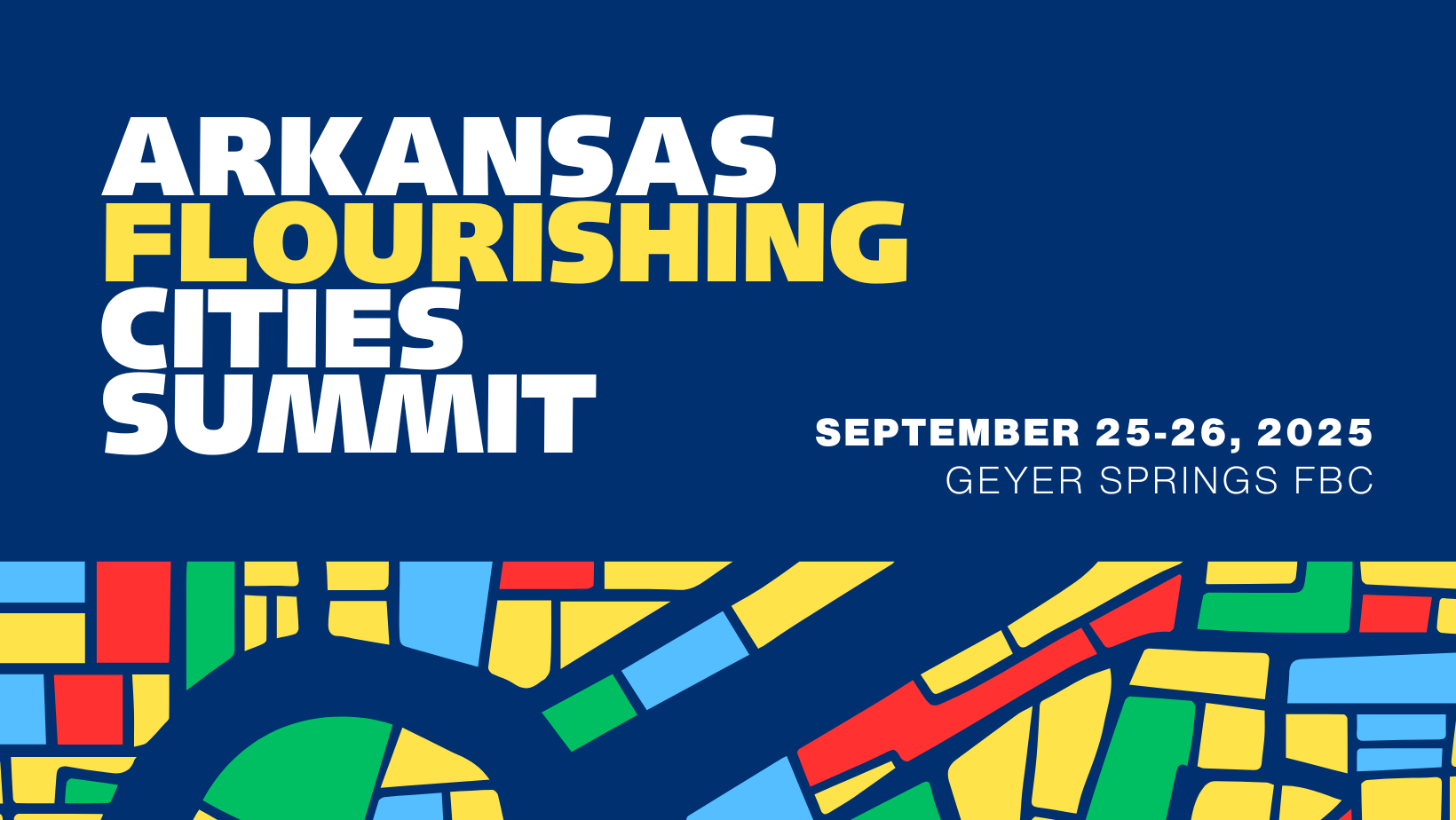 Arkansas Flourishing Cities Summit graphic