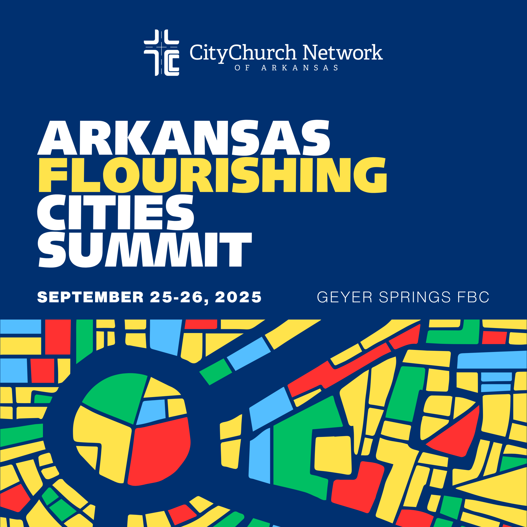 Arkansas Flourishing Cities Summit 2025 graphic
