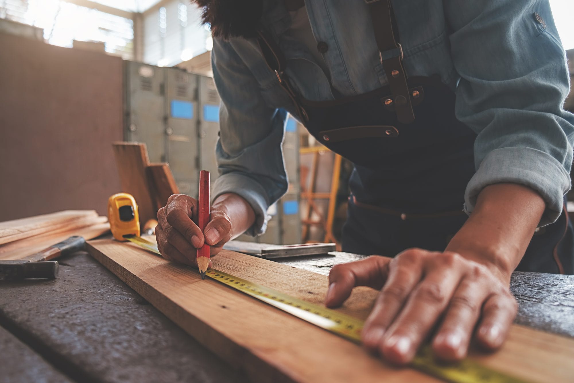 Carpenter working