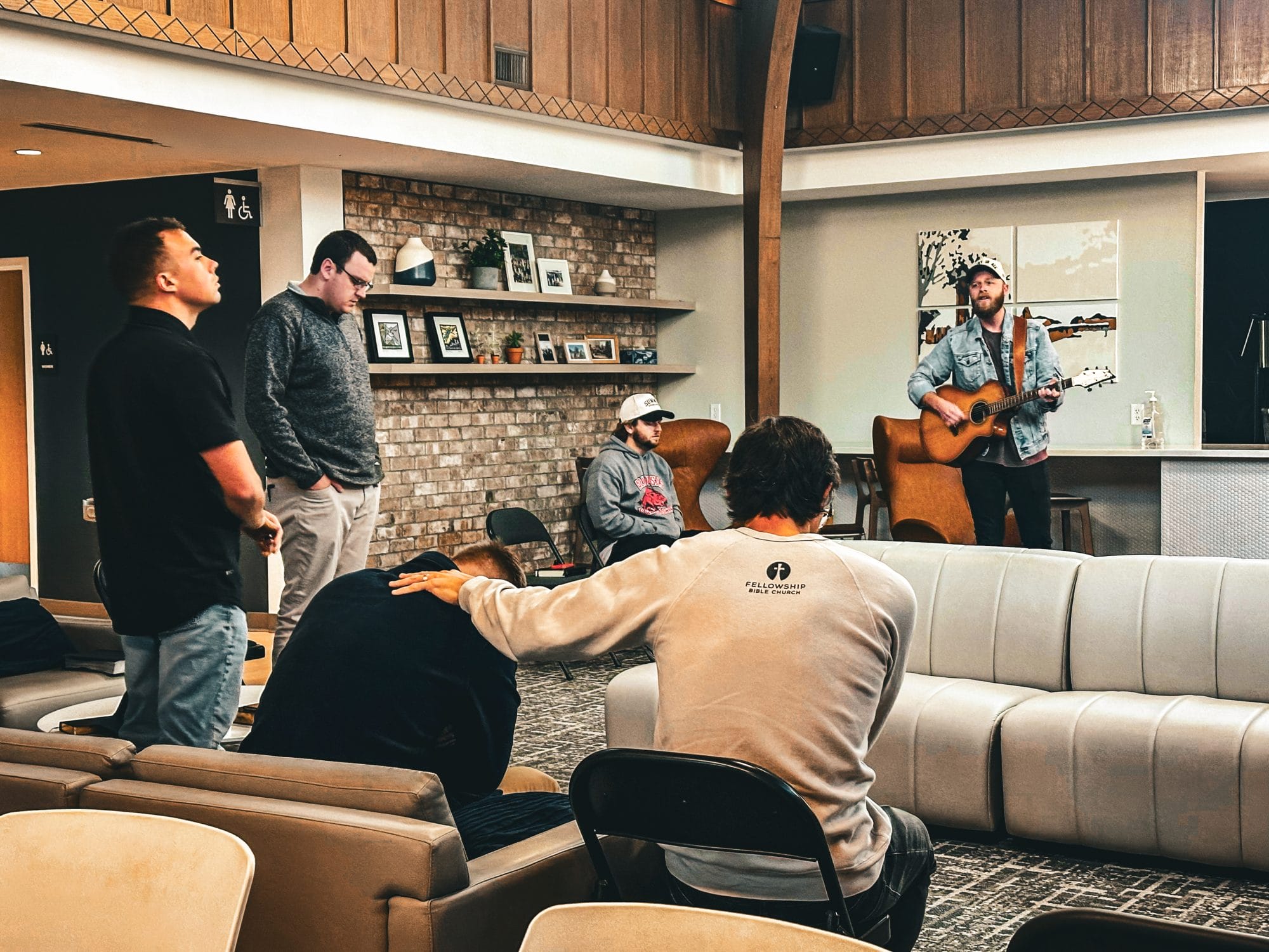 Monday morning prayer group at Fellowship Midtown