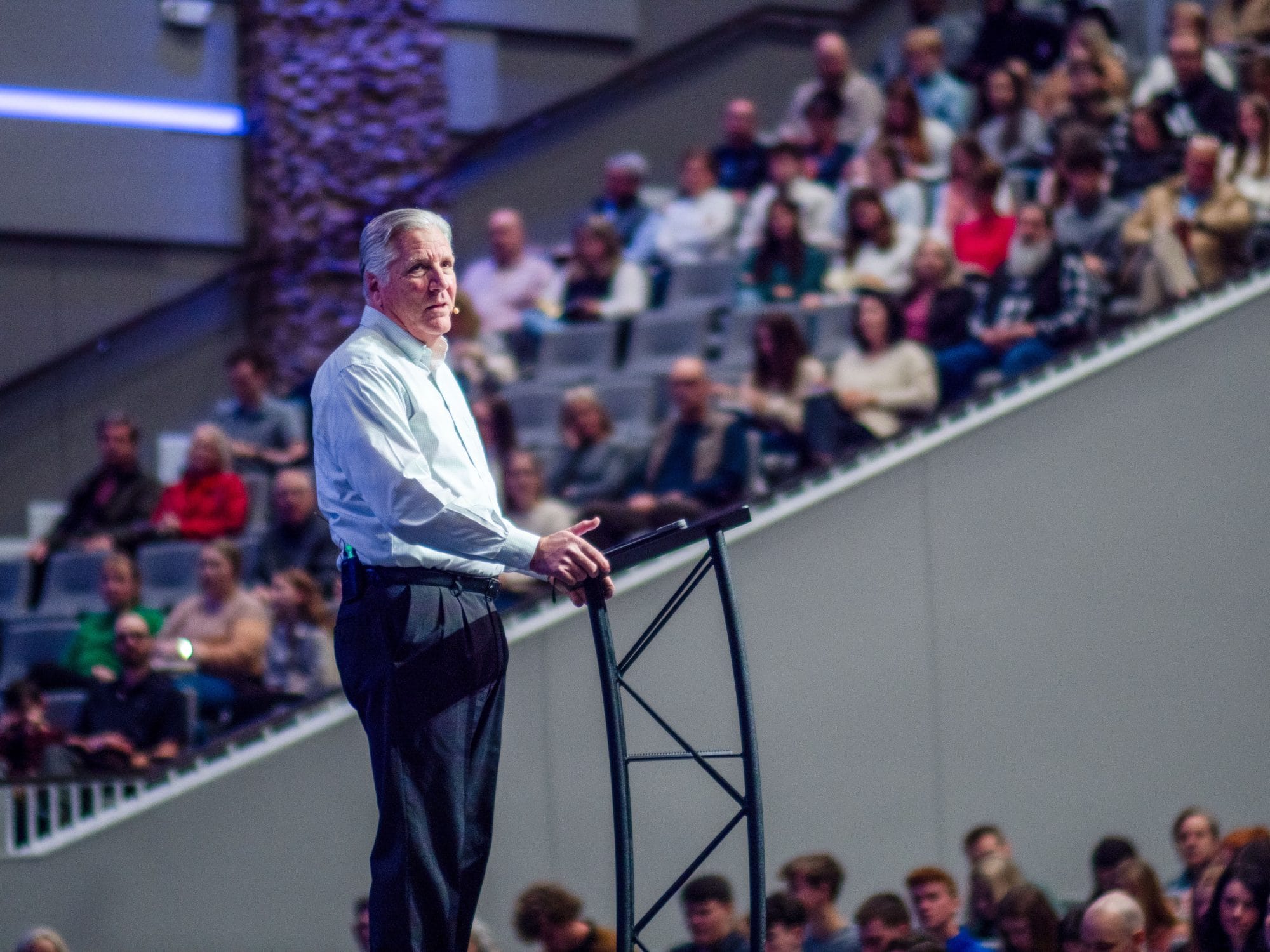 Dave Hughey, Lead Pastor at Geyer Springs FBC, preaching